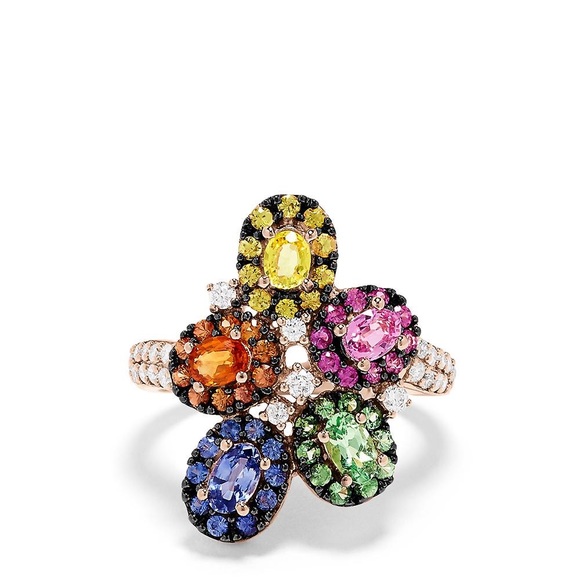 Effy Jewelry - ‘***SOLD****Effy Diamond, Ceylon, Orange & Pink Sapphire, TSAV